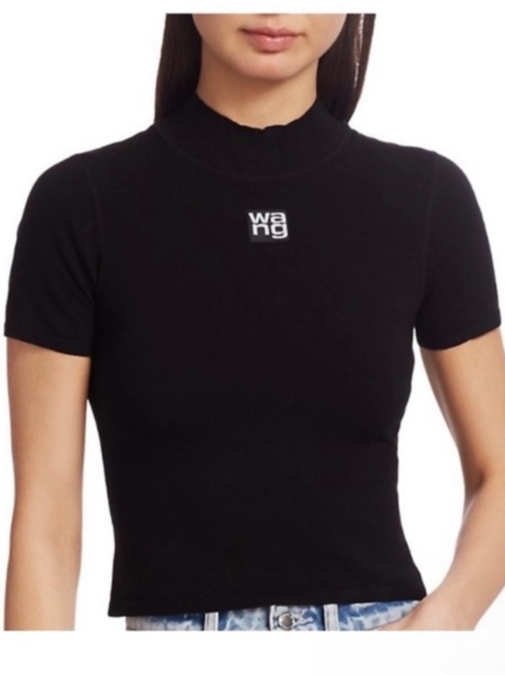 Alexander Wang bodycon mock neck top
